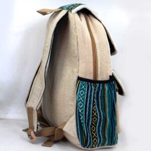 Himalayan Hemp Plain Blue School Bag