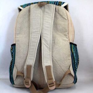 Himalayan Hemp Plain Blue School Bag