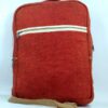 Plain Maroon Durable Hemp Laptop Bag