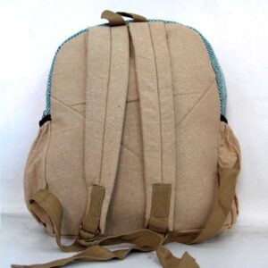 Himalayan Hemp Plain Blue School Bag