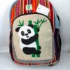 Adorable Panda Print Hemp Laptop Bag