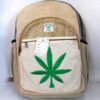 Hemp Leaf Printed Ecofriendly Hemp Bag