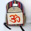 Sustainable Om Print Hemp Laptop Bag