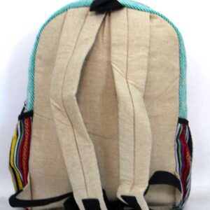 Himalayan Hemp Plain Blue School Bag