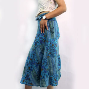 Patchwork Hippie Cotton Wrapper Long