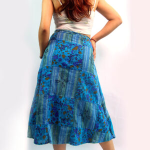 Patchwork Hippie Cotton Wrapper Long