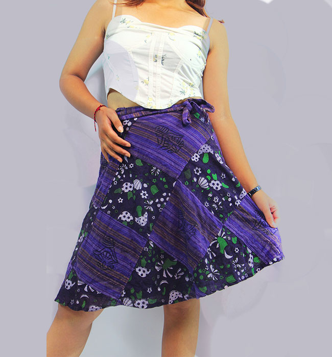 Patchwork Hippie Prismatic Ladies Wrapper