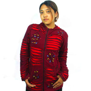 Bhutanese Design Hippie Summer Hooded Jacket