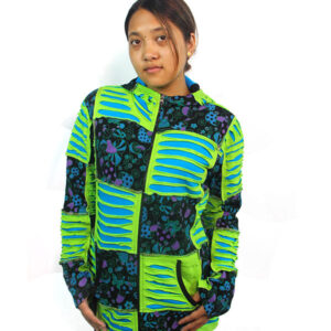 Block Prints Added Classy Patchwork Jacket