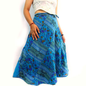 Patchwork Hippie Cotton Wrapper Long