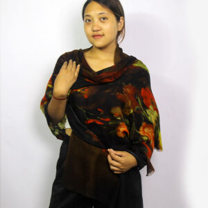 Prismatic Luxury Printed Cashmere Shawl
