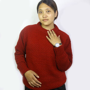 Maroon Tone Himalayan Wool Jumper