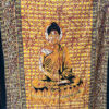Meditating Lord Buddha Cotton Tapestry