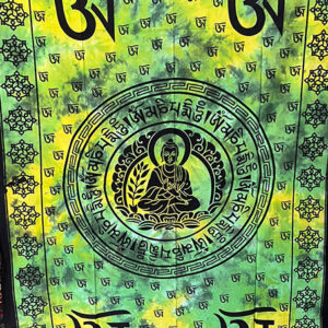 Meditating Buddha Cotton Wall Tapestry