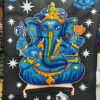 Lord Ganesh Print Cotton Tapestry