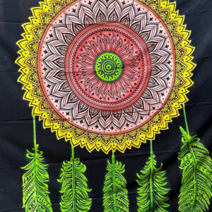 Dream Catcher Design Cotton Tapestry