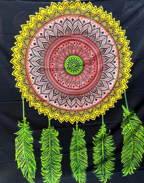 Dream Catcher Design Cotton Tapestry