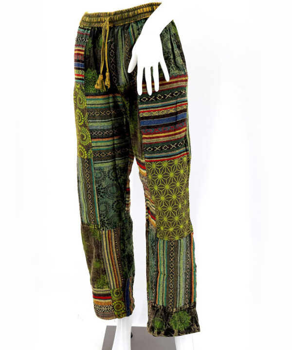 Himalayan Gheri Cotton Patchwork Trouser