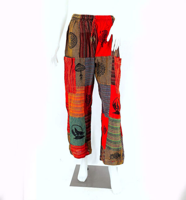 Gheri Cotton Hippie Patchwork Trouser