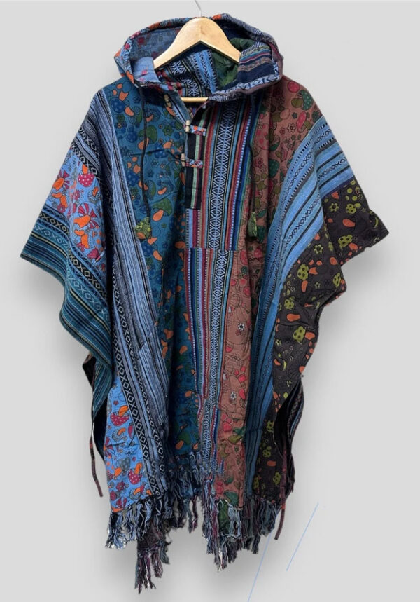 Unisex Handmade Fine Gheri Poncho