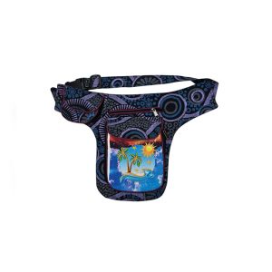 Illusionist Print Cotton Money Belt