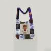 Hand Print and Embroidery Print Bohemian Hippie Bag