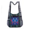 Hand Print and Embroidery Print Bohemian Hippie Bag