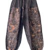 Mushroom Stone Wash Hippie Trouser