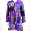 Catchy Printed Patchwork Hippie Long Jacket