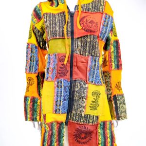 Patchwork Large Size Jacket