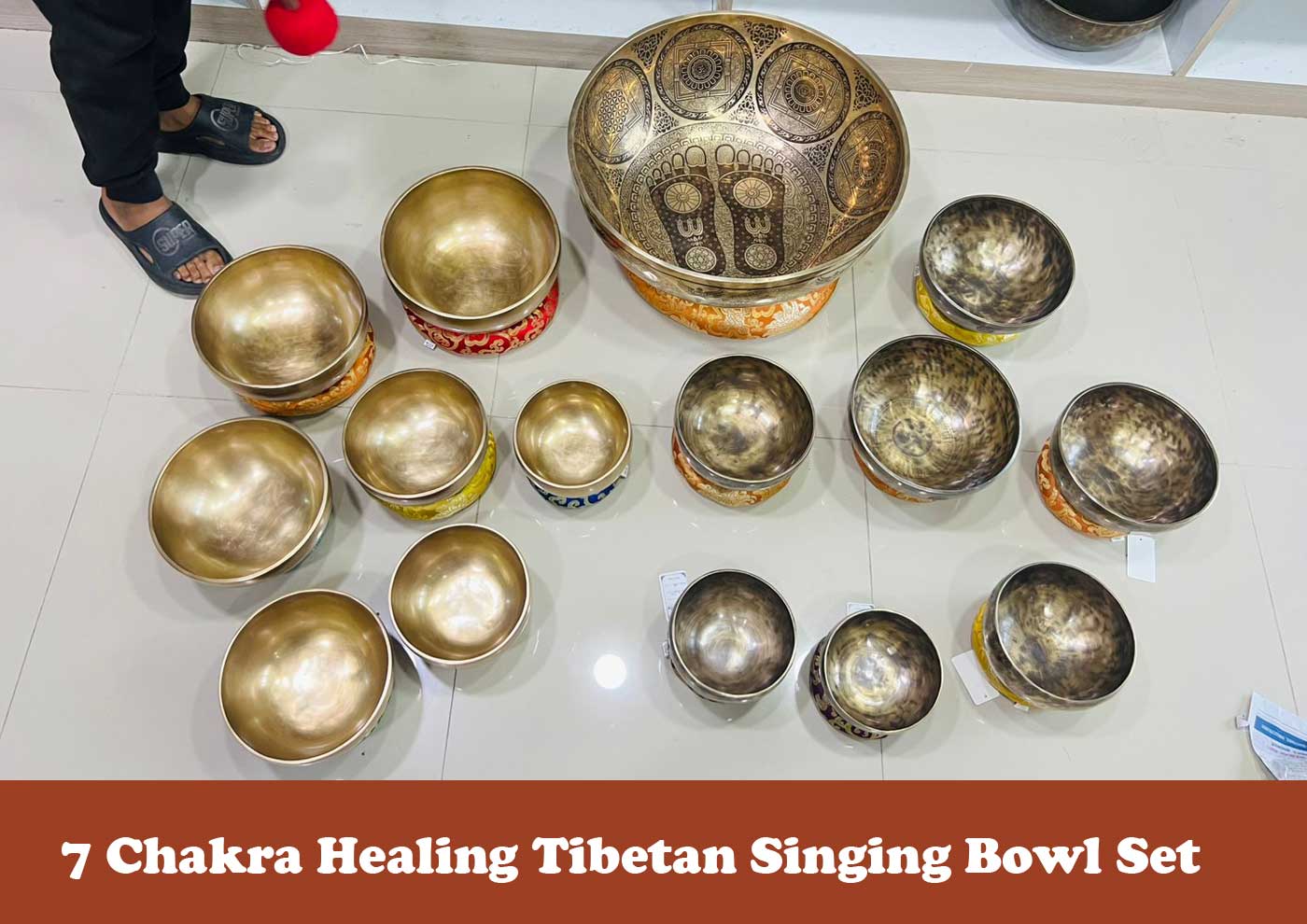 7 Chakra Healing Tibetan Singing Bowl Set