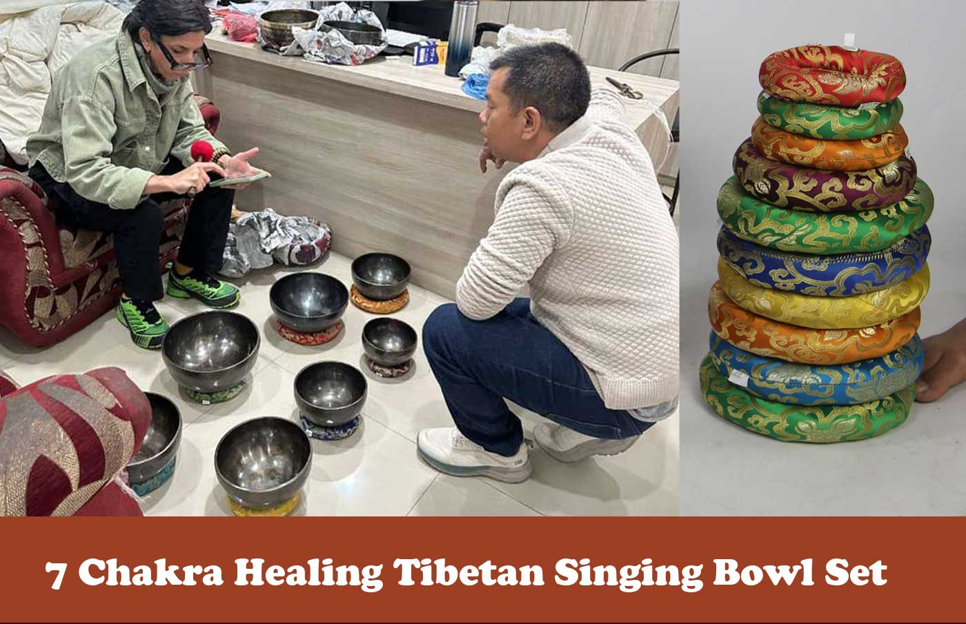7 Chakra Healing Tibetan Singing Bowl Set: A Path to Inner Balance and Spiritual Wellness