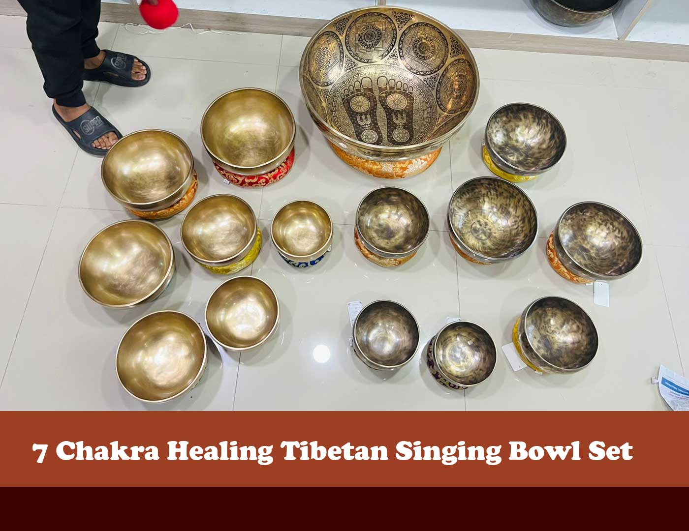 7 Chakra Healing Tibetan Singing Bowl Set