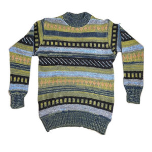 Unisex Hand-Knitted Wool Jumper – Fair Trade & Handmade in Nepal