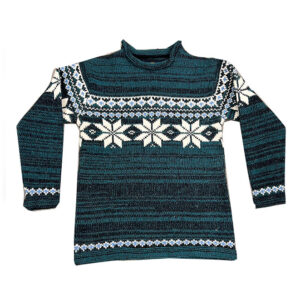 Hippie Handmade Rainbow 100 % Wool Stripe Jumper