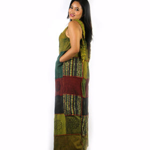 Hippie Handmade Patchwork Jumpsuit-Women’s Style Guide