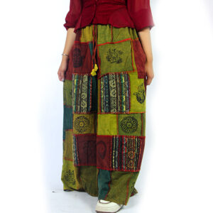 ippie Handmade Patchwork Palazzo Pants – Unisex Wide Leg