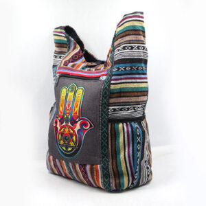 Hippy Handmade Side Crossbody Shoulder Bag | Bohemian Mens Womens Travel gypsy banjara Tote Handbag