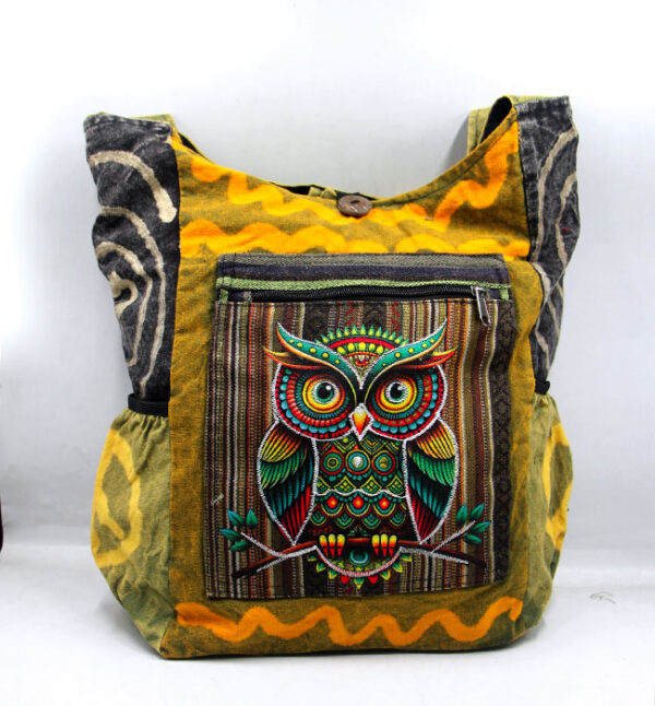 Hippie Handmade Wool Embroidered Boho Gheri Shoulder Bag