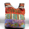 Hippie Handmade Messenger Festival Bag with Razor Cut Pattern