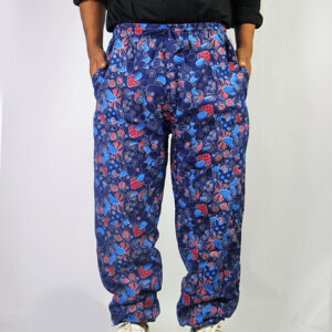 Handmade Hippie Trousers – Unisex | Mushroom Print