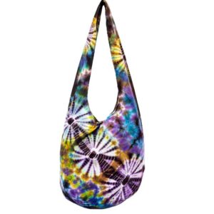 Hand-Tie Dye Boho Shoulder Bag – Made in Nepal