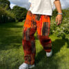 Boho Gheri Cargo Pants – Colorful Cotton for Free Spirits