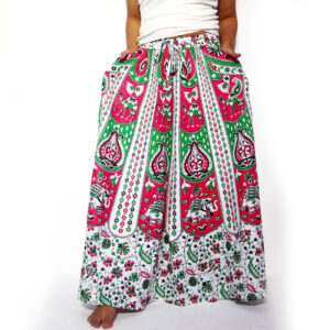 Fair Trade Batik Wrap Skirt | Sustainable Bohemian Beachwear