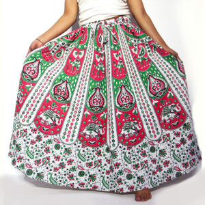 Fair Trade Batik Wrap Skirt | Sustainable Bohemian Beachwear