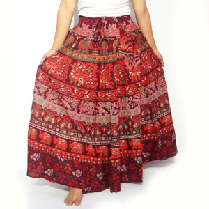 Handcrafted Boho Batik Wrap Skirt – All Sizes | Wholesale & Manufacture in Nepal