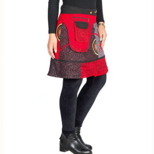 Hippie Snap Wrap Skirt – Bohemian Beachwear for Women | Fair Trade Cotton Clothing