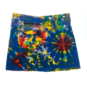 Retro Boho Skirt for Women – Hand-Dyed Hippie Vibes