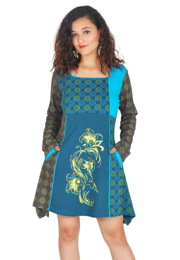 5Hippie Soul Long Dress  Handmade Boho Beauty