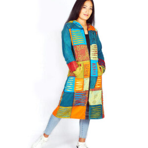 Hippie Patchwork Razor Cut Cotton Jacket